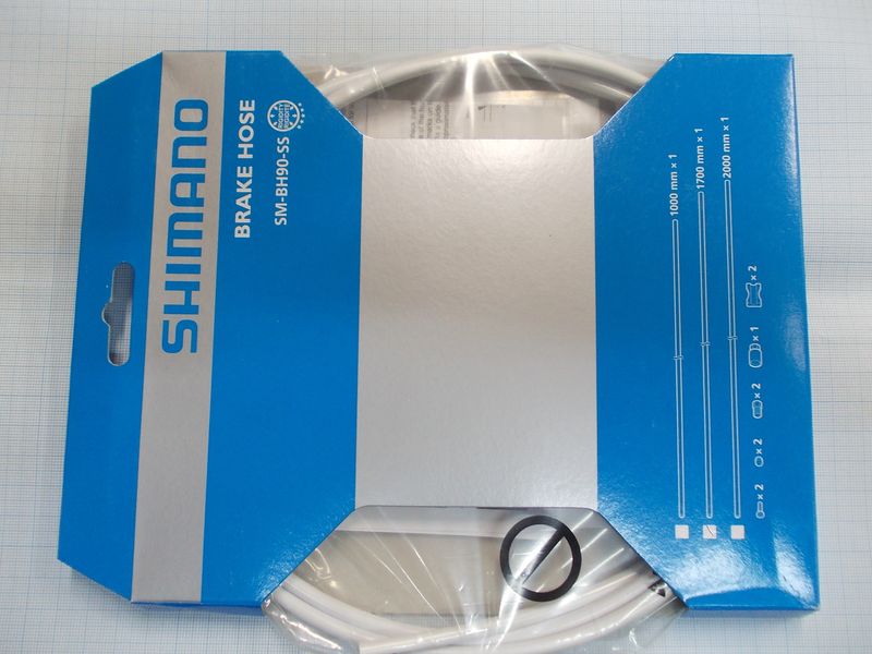 Гидролиния Shimano BH90-SS 1000мм обрезной белый фото