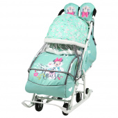 Санки-коляска Disney Baby 2 Минни Маус мятный фото
