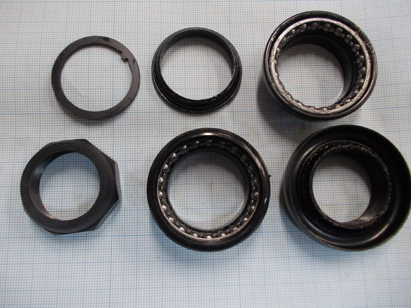 Рулевая колонка 1-1/8",25.4х34х30мм, 5/32"х20, высота 38мм фото