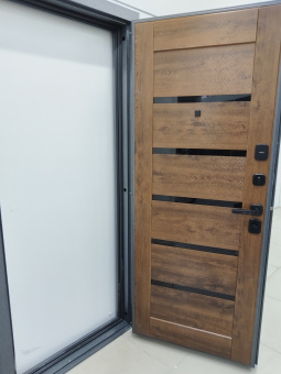 Рубеж Букле графит Царга Скала белая; орех грецкий фото